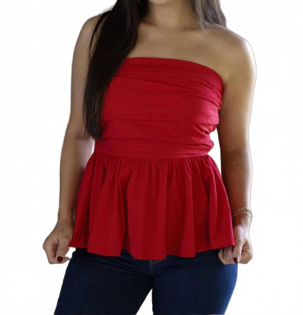 NEW TCEC ruby top in red